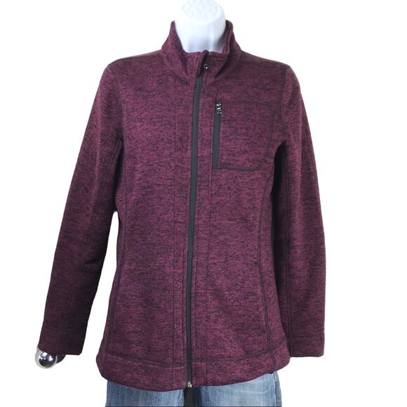 Andrew Mark New York Heather Knit Full ZIP Jacket - Picture 1 of 7